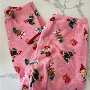 Cozy Pink Kids Pajamas with Festive Print
